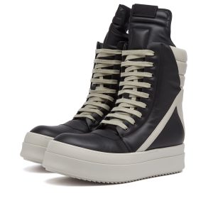 Rick Owens Leather Geobasket Sneakers