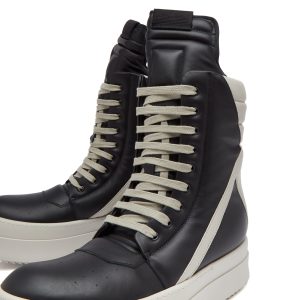 Rick Owens Leather Geobasket Sneakers