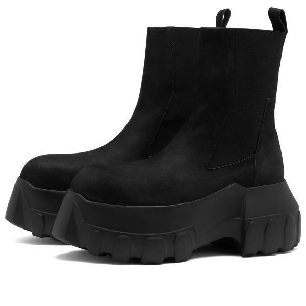 Rick Owens Leather Mega Tractor Boots