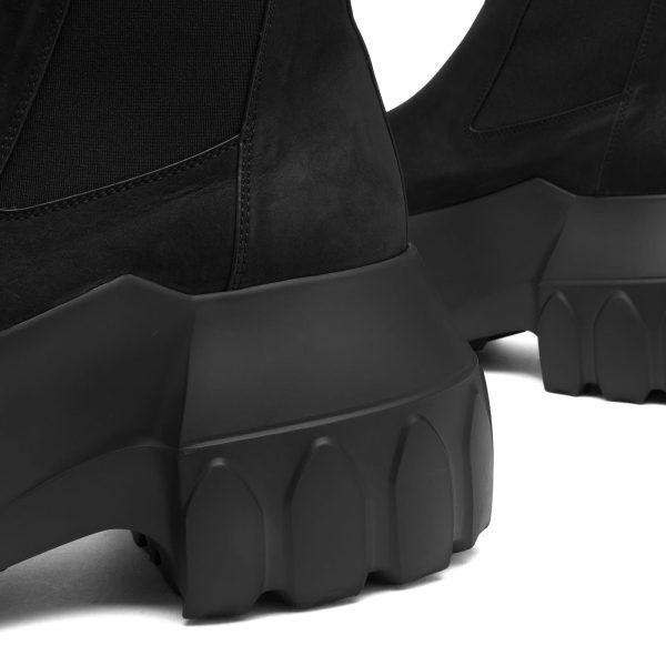 Rick Owens Leather Mega Tractor Boots