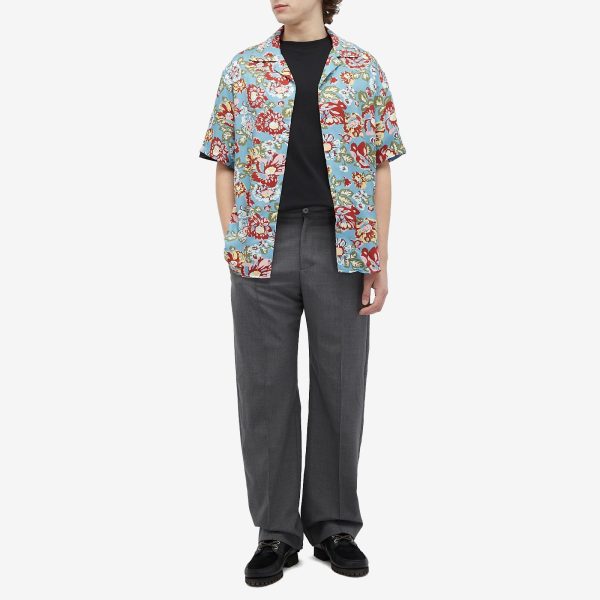 Drôle de Monsieur Peony Print Vacation Shirt