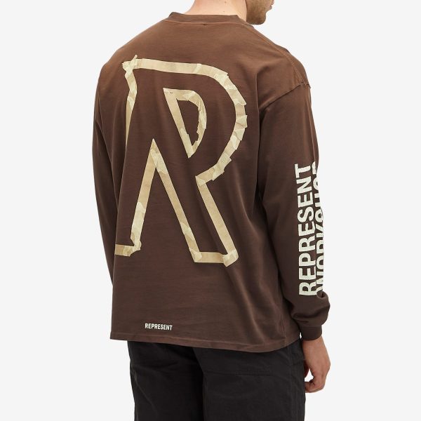 Represent Masking Tape Initial Ls T-Shirt