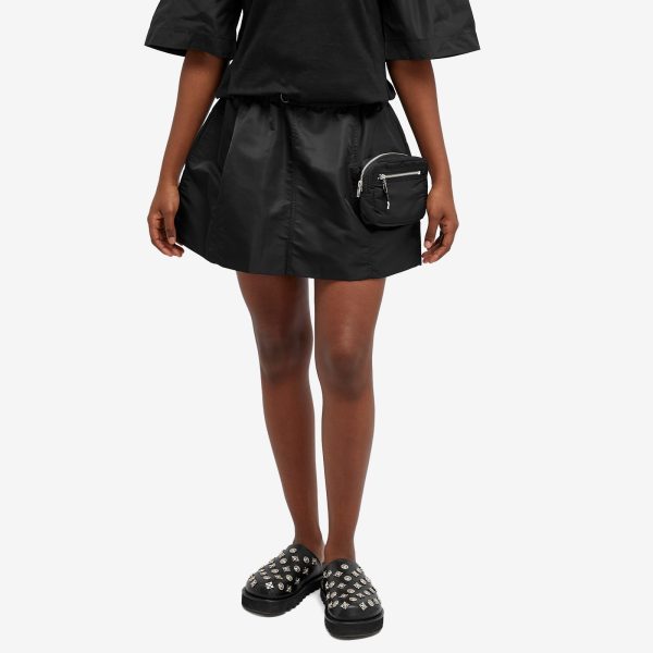 Toga Nylon Twill Mini Skirt