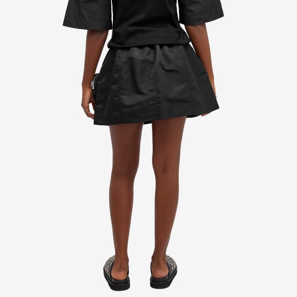 Toga Nylon Twill Mini Skirt