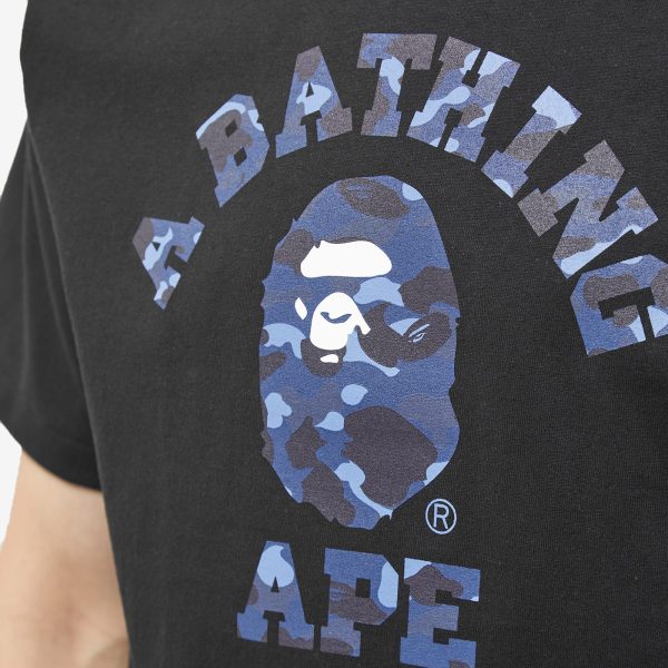 A Bathing Ape Colour Camo College T-Shirt