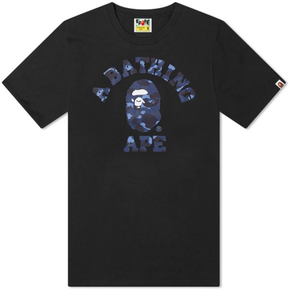 A Bathing Ape Colour Camo College T-Shirt