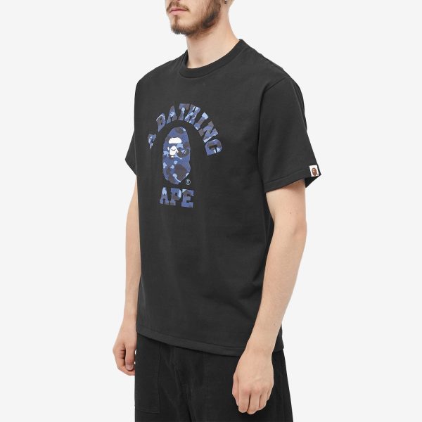 A Bathing Ape Colour Camo College T-Shirt