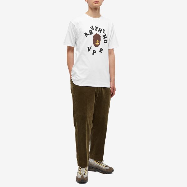 A Bathing Ape Broken College T-Shirt