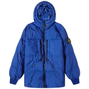 Stone Island Crinkle Reps Hooded Down Jacket