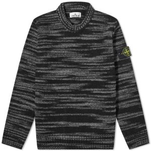 Stone Island Reverse Seam Marl Crew Knit