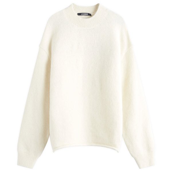 Jacquemus Back Logo Crew Jumper