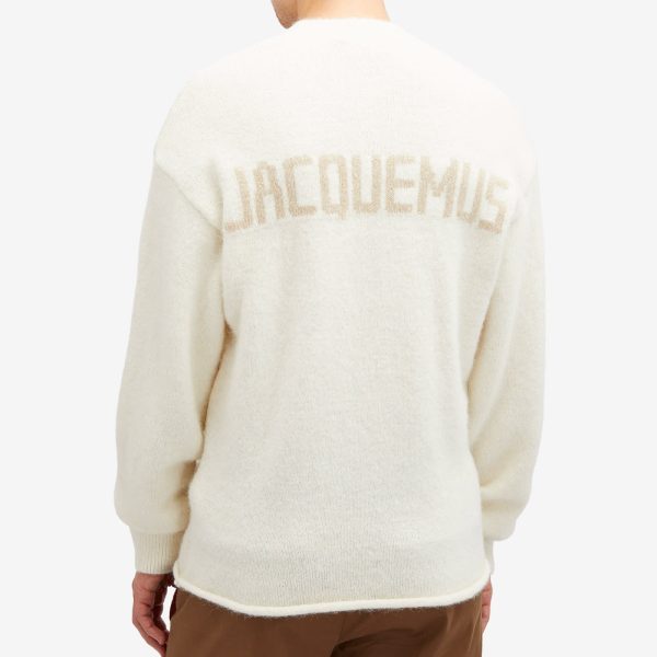 Jacquemus Back Logo Crew Jumper