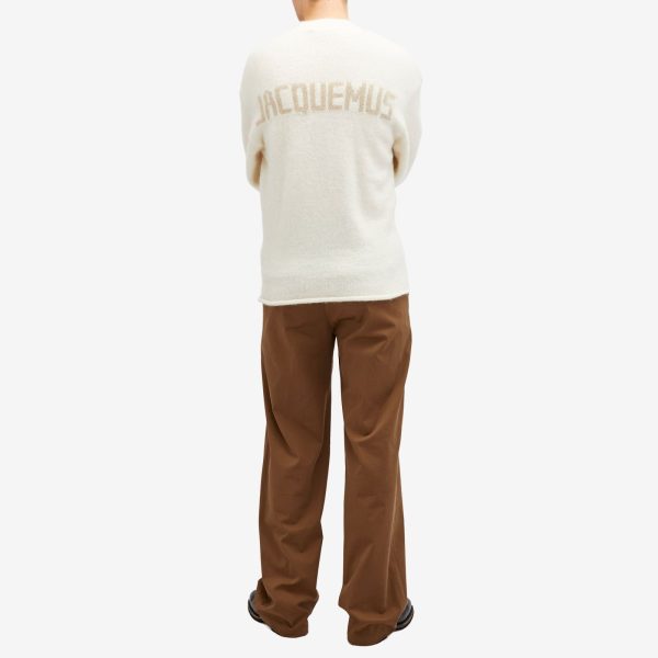 Jacquemus Back Logo Crew Jumper