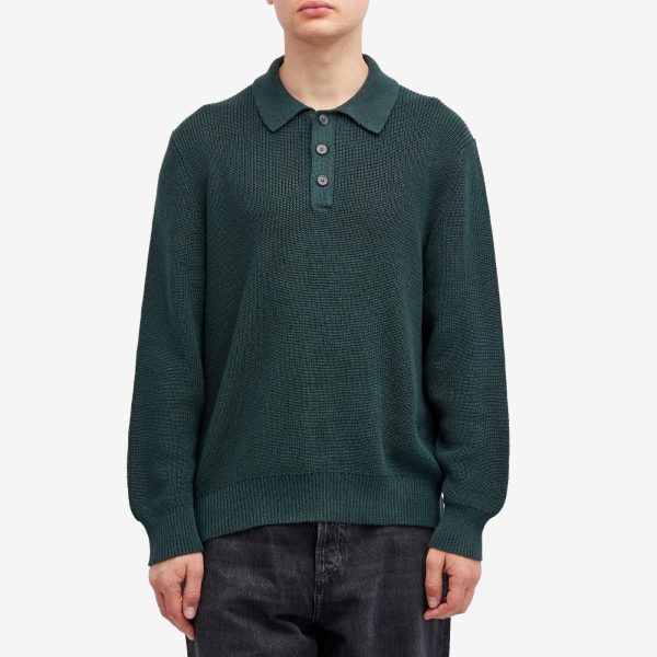 Corridor Long Sleeve Slouchy Polo Shirt