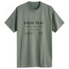 Snow Peak Typography Logo T-Shirt