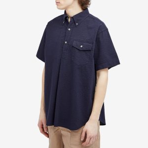 Engineered Garments Popover Button Down Short Sleeve Shirt