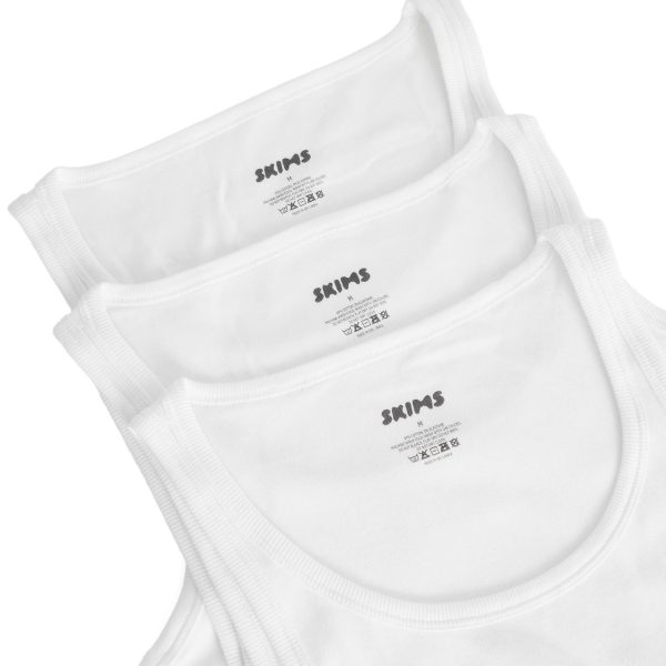 SKIMS Cotton Rib Tank - 3-Pack