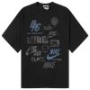 Comme des Garçons Black x Nike Oversized Logos Print Tee