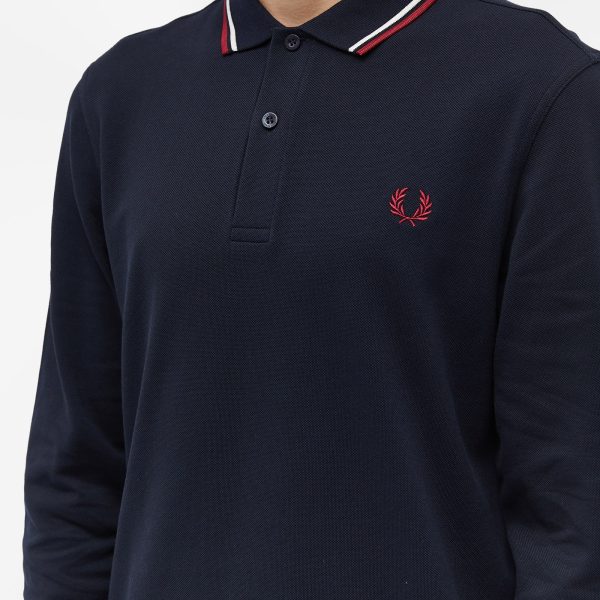 Fred Perry Long Sleeve Twin Tipped Polo