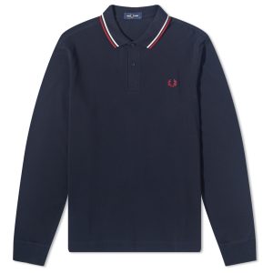 Fred Perry Long Sleeve Twin Tipped Polo