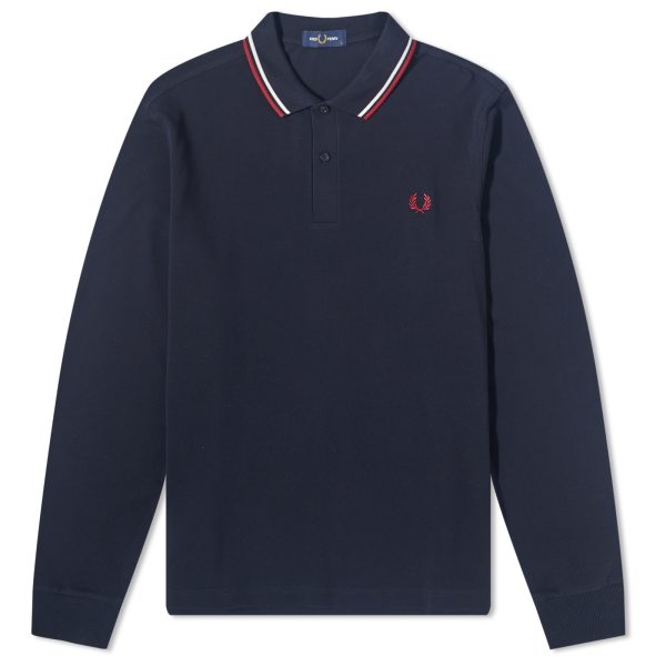 Fred Perry Long Sleeve Twin Tipped Polo