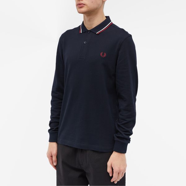 Fred Perry Long Sleeve Twin Tipped Polo