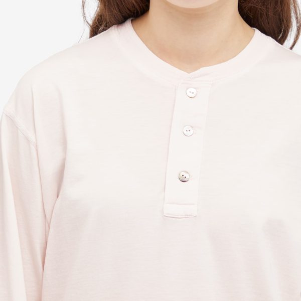 Donni. Henley Jersey Top