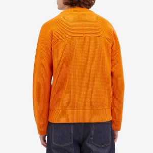 Valentino Fisherman Rib Crew Knit