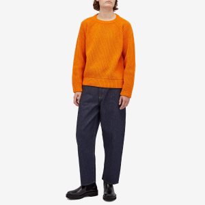 Valentino Fisherman Rib Crew Knit