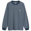 Danton Long Sleeve Stripe Logo T-Shirt