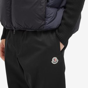 Moncler Gabardine Stretch Drawstring Trousers