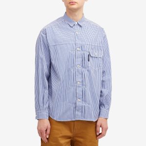 Comme des Garçons Homme Gingham Check Pocket Shirt Jacket