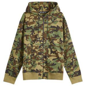 MASTERMIND WORLD Camo Full Zip Hoodie