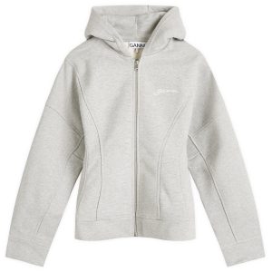 Ganni Heavy Fleece Zip Hoodie