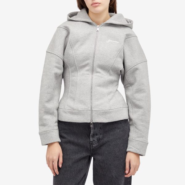 Ganni Heavy Fleece Zip Hoodie