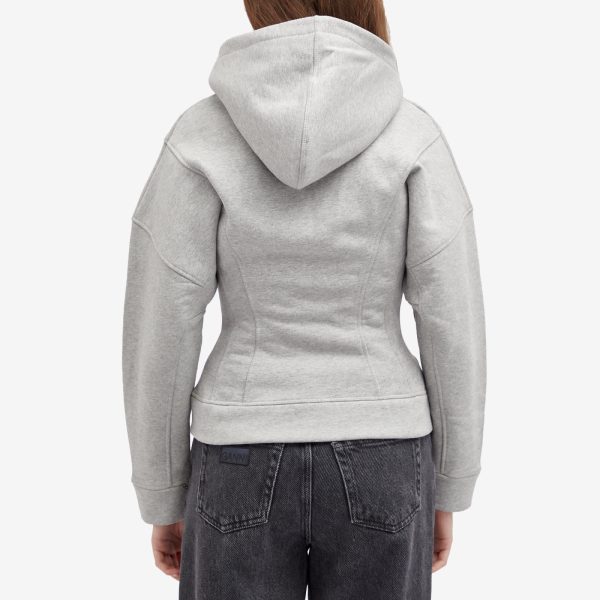 Ganni Heavy Fleece Zip Hoodie