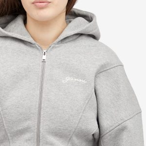 Ganni Heavy Fleece Zip Hoodie