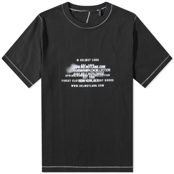 Helmut Lang Spray Logo T-Shirt