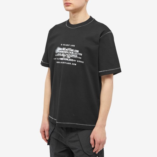 Helmut Lang Spray Logo T-Shirt