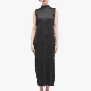 Pleats Please Issey Miyake Pleats Roll Neck Midaxi Dress