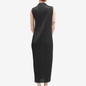 Pleats Please Issey Miyake Pleats Roll Neck Midaxi Dress