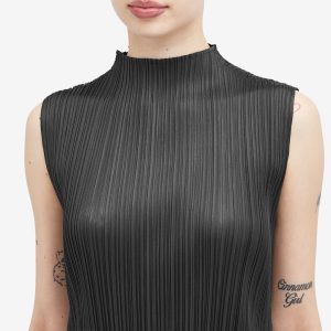 Pleats Please Issey Miyake Pleats Roll Neck Midaxi Dress