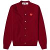 Comme des Garçons Play Red Heart Cardigan