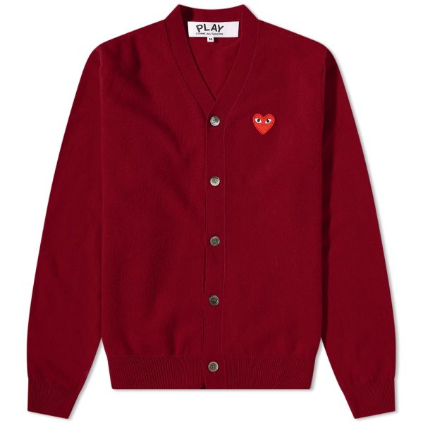 Comme des Garçons Play Red Heart Cardigan