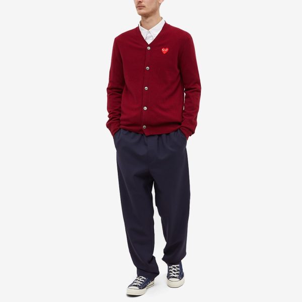 Comme des Garçons Play Red Heart Cardigan