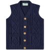 Inverallan 9H Aran Knitted Waistcoat