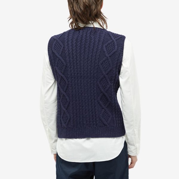 Inverallan 9H Aran Knitted Waistcoat