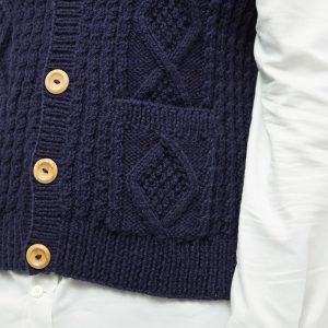 Inverallan 9H Aran Knitted Waistcoat