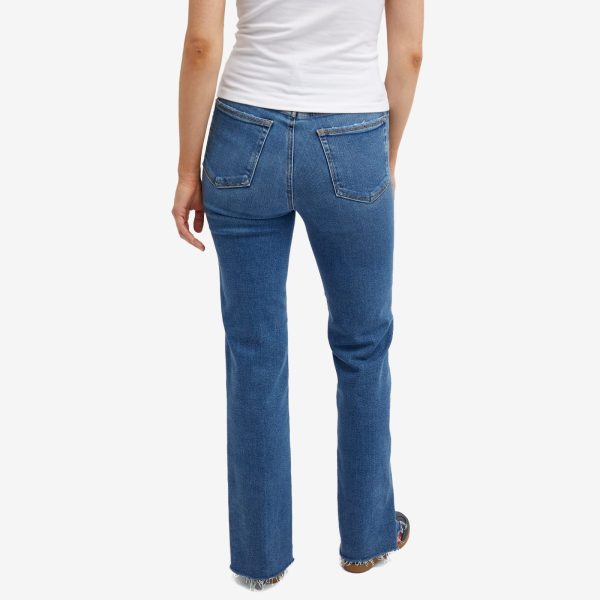 Good American Good Boy Twisted Slit Jeans