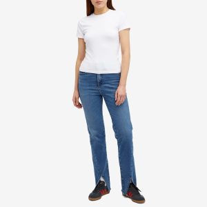 Good American Good Boy Twisted Slit Jeans